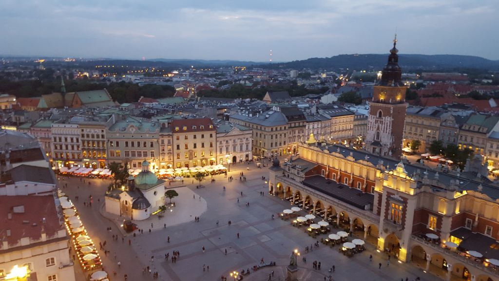 Stare miasto - Rynek w zmroku